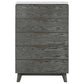 Nathan - 5-Drawer Bedroom Chest - Gray