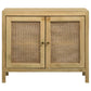Zamora - Woven Cane Doors Accent Cabinet