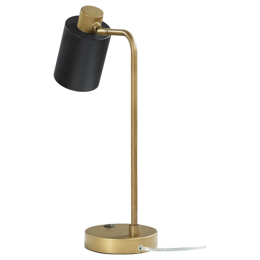 Cherise - Adjustable Angle Table Lamp - Antique Brass