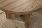 Austanny - Warm Brown - Oval Cocktail Table