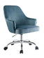 Vorope - Office Chair - Blue Velvet