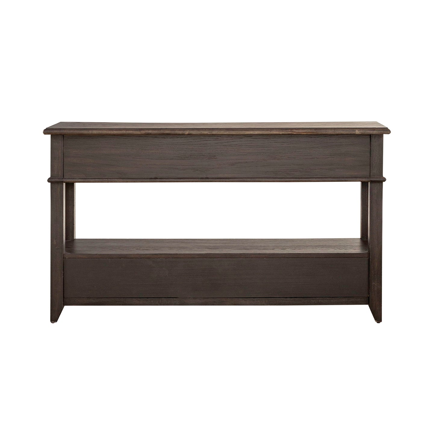 Mill Creek - 2 Drawer Sofa Table - Dark Brown