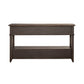 Mill Creek - 2 Drawer Sofa Table - Dark Brown