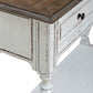 Magnolia Manor - Hall Console Bottom With Shelf For Display & Storage - White