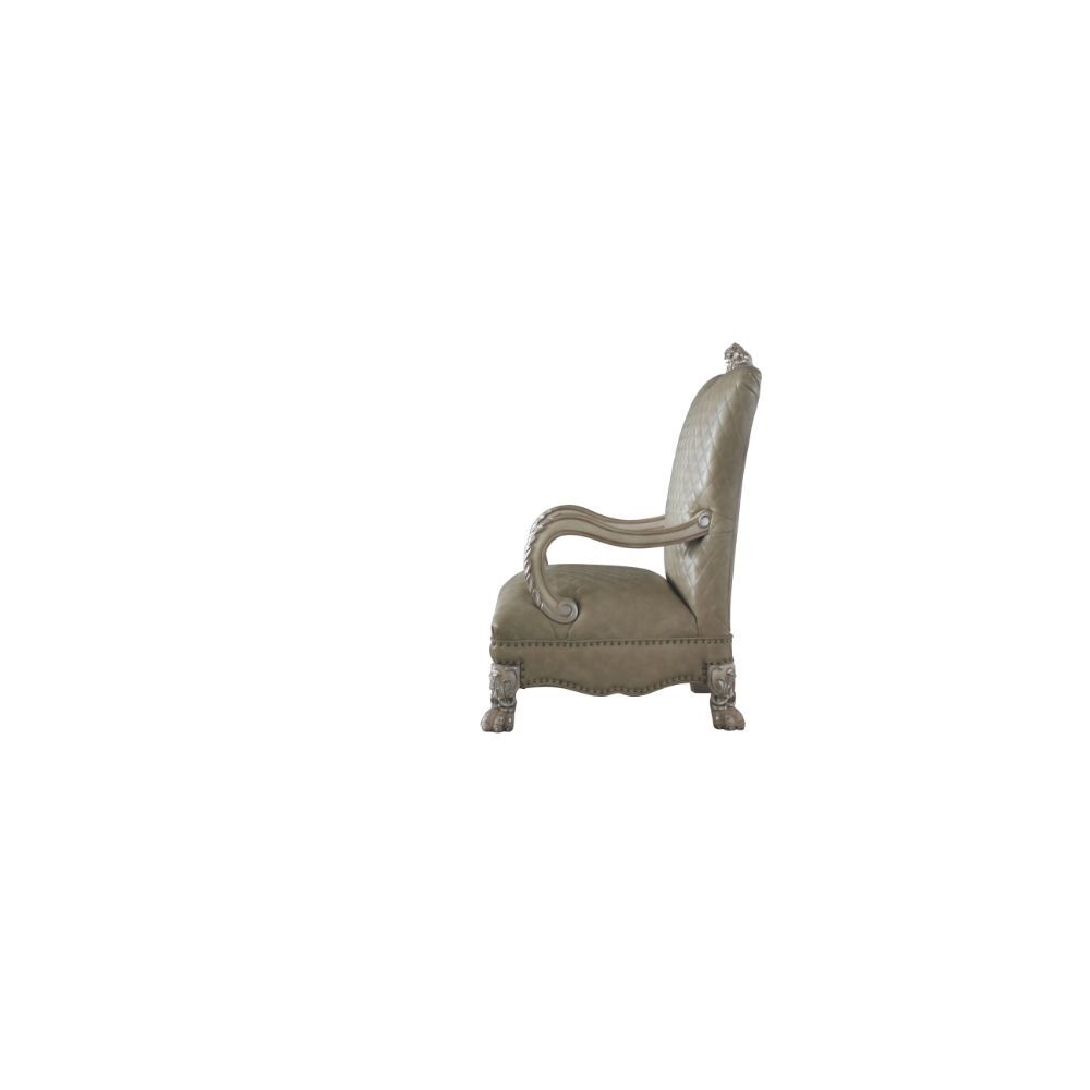 Dresden - Accent Chair - Vintage Bone White & PU