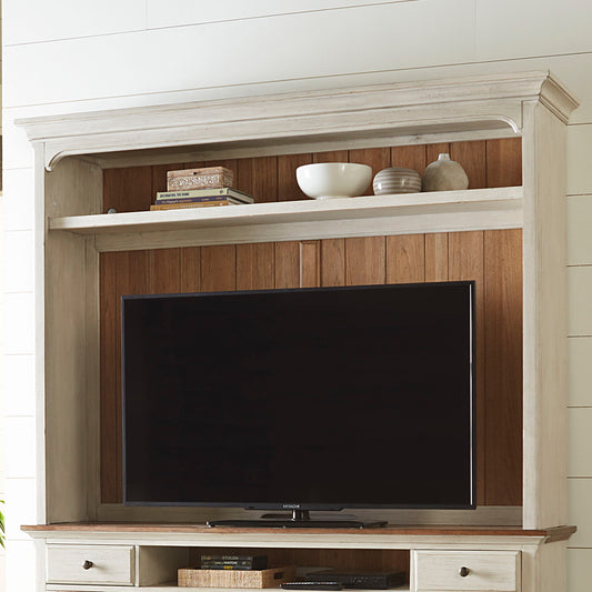 Farmhouse Reimagined - Entertainment Hutch - White