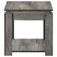 Donal - 3 Piece Occasional Set With Open Shelves - Weathered Gray