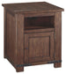 Budmore - Brown Dark - Rectangular End Table