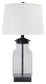 Sharolyn - Transparent / Silver Finish - Glass Table Lamp