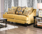 Viscontti - Loveseat - Gold / Gray