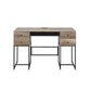 Desirre - Desk - Rustic Oak & Black