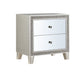 Sliverfluff - Nightstand - Mirrored & Champagne Finish