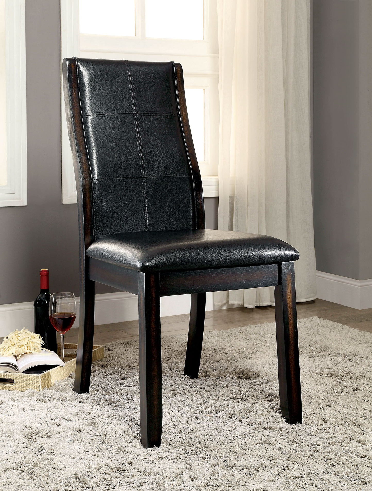 Townsend - Side Chair (Set of 2) - Brown Cherry