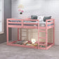 Gaston II - Twin Loft Bed - Pink Finish