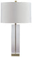 Teelsen - Clear / Gold Finish - Crystal Table Lamp
