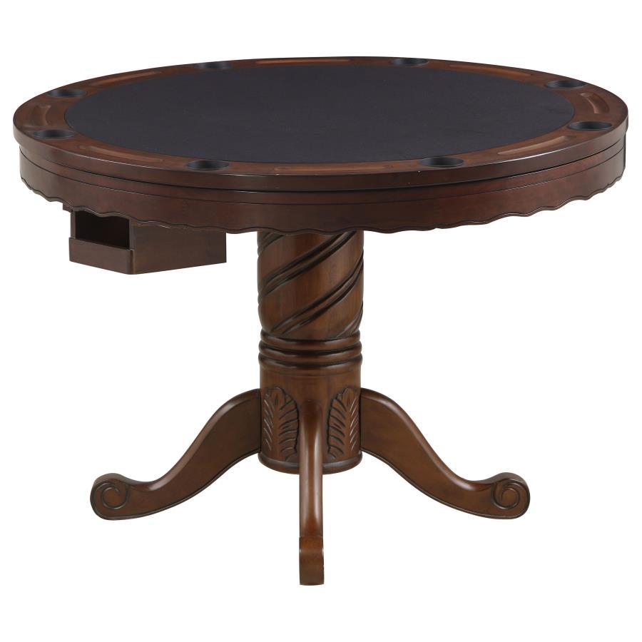 Turk - 5-Piece Dining And Game Table Set - Tobacco