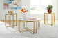 Milloton - Gold - Occasional Table Set (Set of 3)