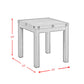 Colorado - Occasional End Table With Usb/Power - Charcoal
