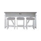 Palmetto Heights - 4 Piece Console Set (Console 3 Stools) - White