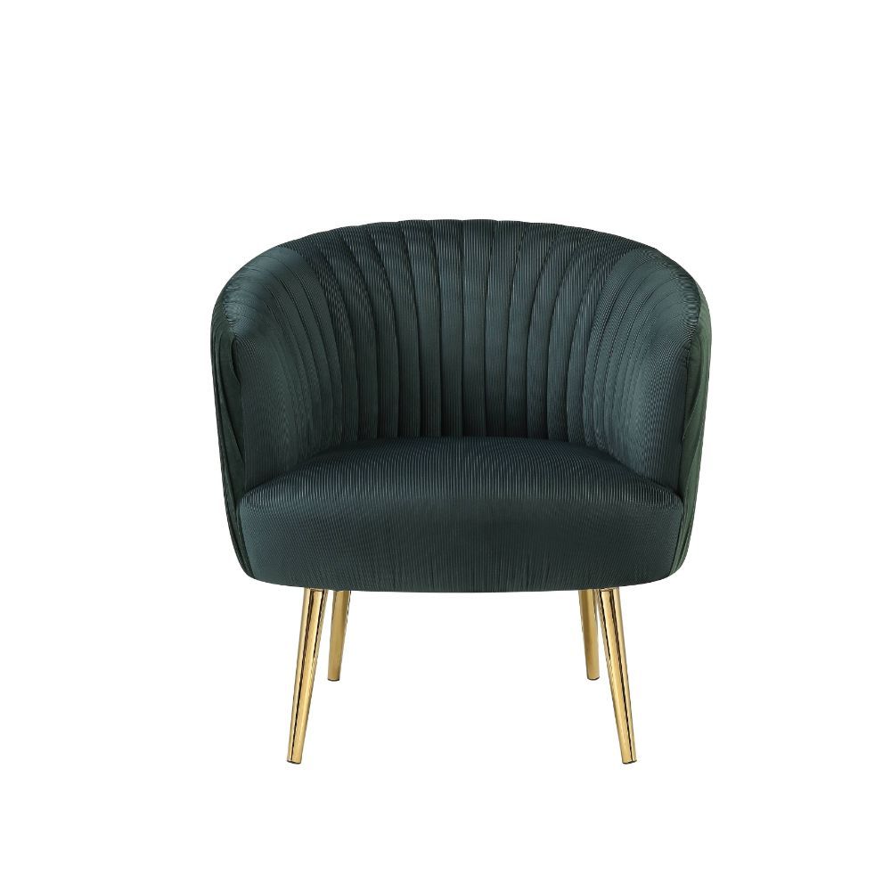 Sigurd Accent Chair - Green & Gold