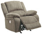 Draycoll - Pewter - Power Rocker Recliner