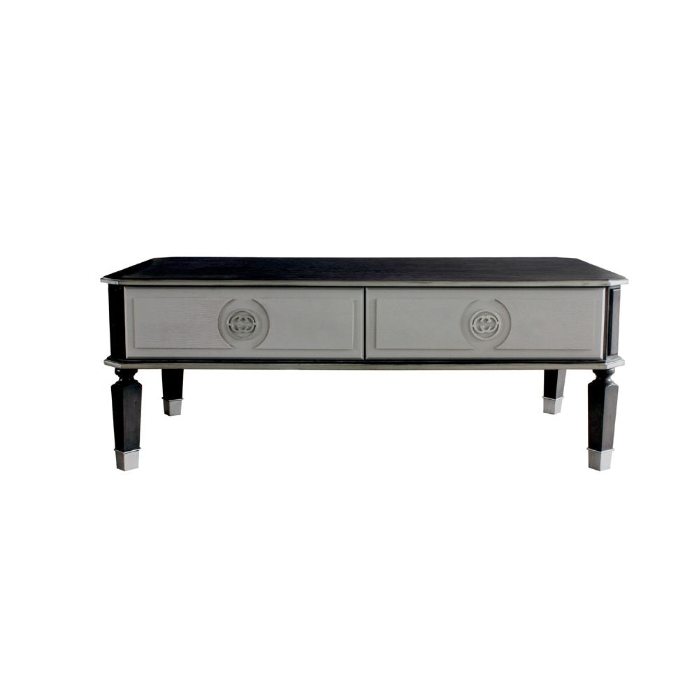 House - Beatrice Coffee Table - Charcoal & Light Gray Finish