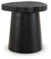 Wimbell - Black - Round End Table