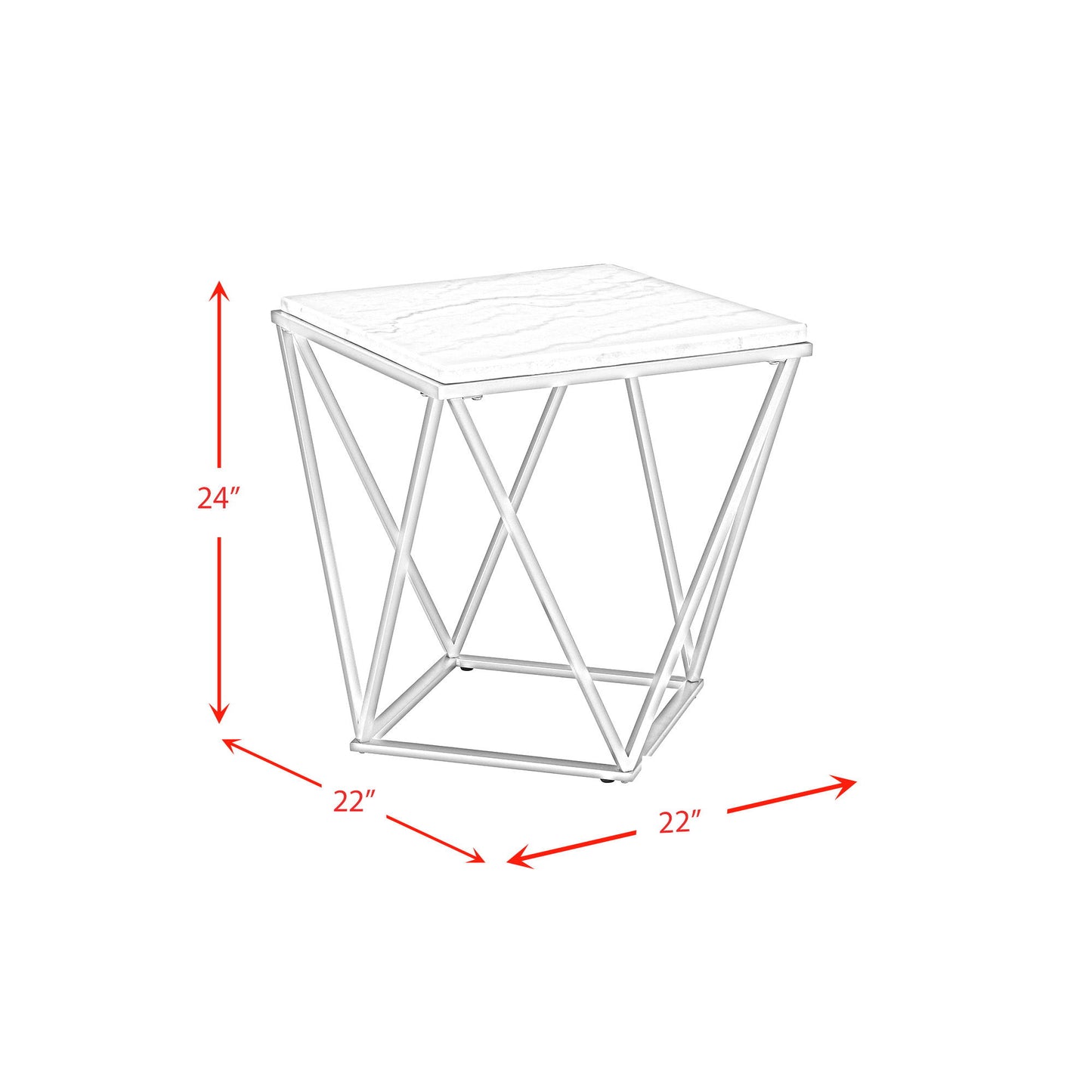 Riko - Square End Table