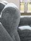 Tip-off - Slate - Power Reclining Sofa With Adj Headrest