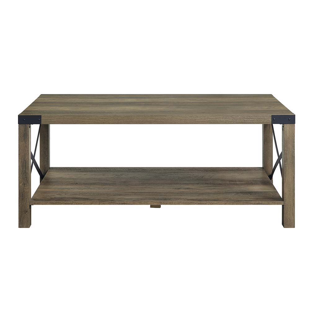 Abiram - Coffee Table - Rustic Oak Finish