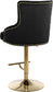 Claude - Adjustable Stool with Gold Base