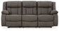 First Base - Gunmetal - Reclining Sofa