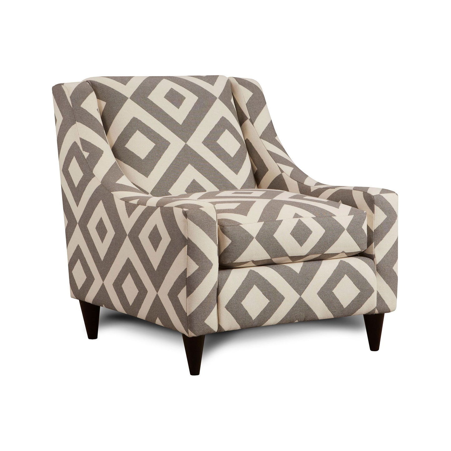 Parker - Chair - Gray / Pattern Fabric