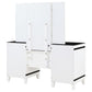 Talei - 6-Drawer Vanity Set With Lighting - Black And White