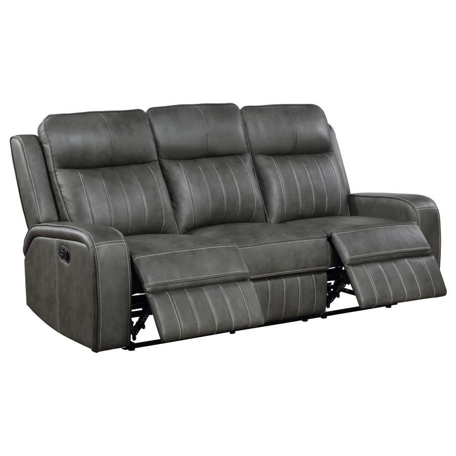 Raelynn - Upholstered Motion Reclining Sofa Set
