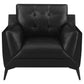 Moira - Upholstered Tufted Living Room Set With Track Arms