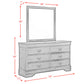 Louis Philippe - 6-Drawer Dresser & Mirror