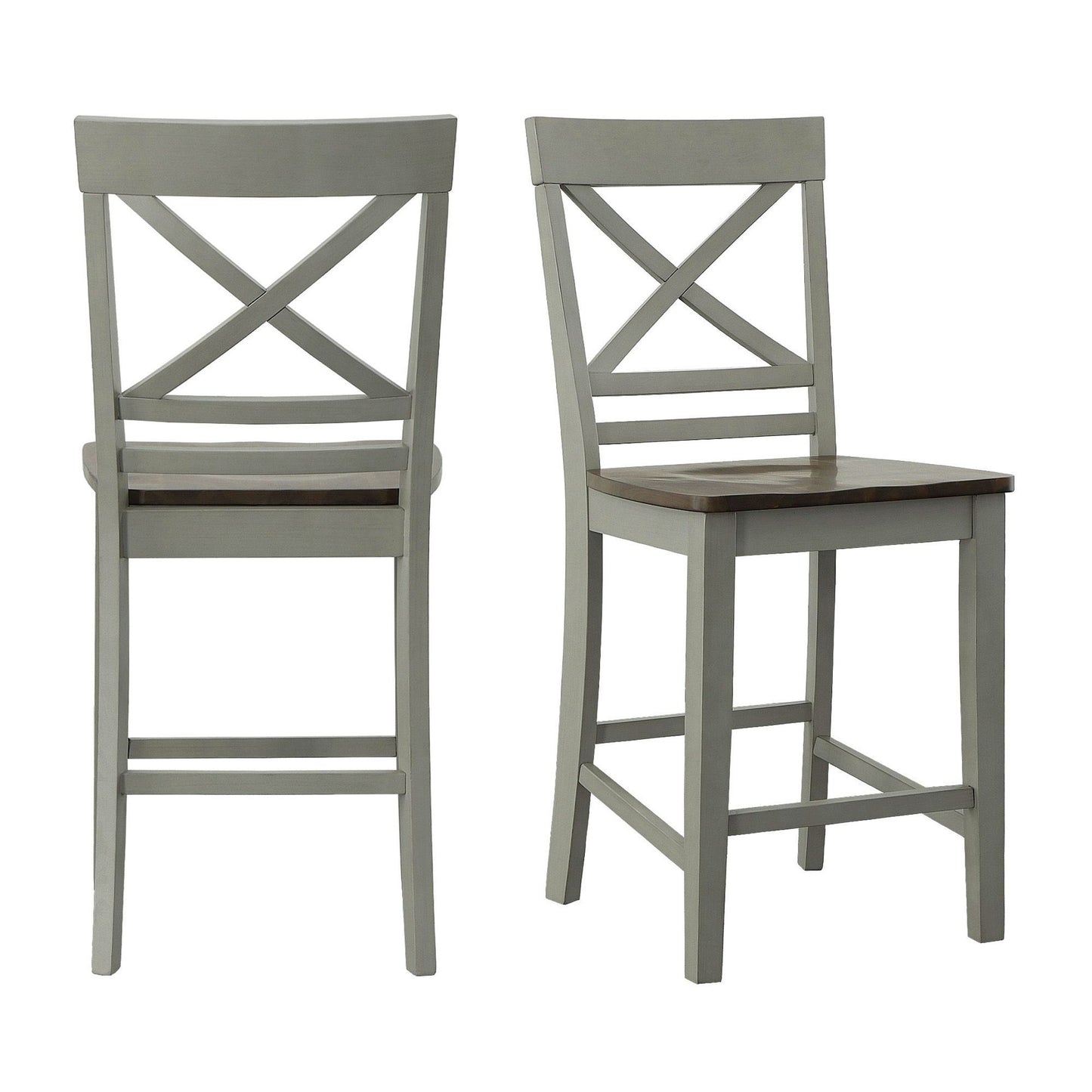 El Paso - Counter Side Chair (Set of 2) - Cream / Natural