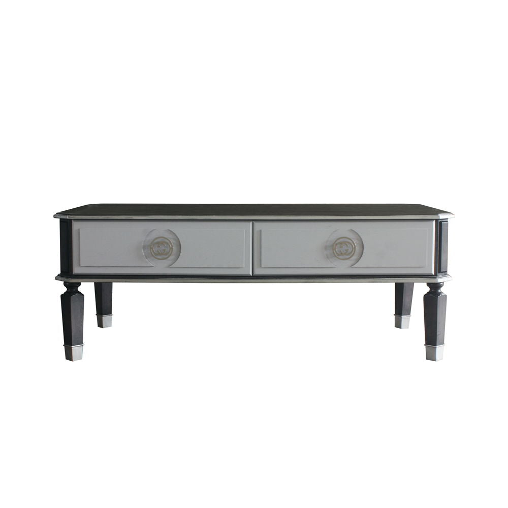 House - Beatrice Coffee Table - Charcoal & Light Gray Finish