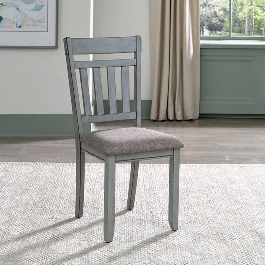 Newport - Splat Back Side Chair (RTA) - Gray