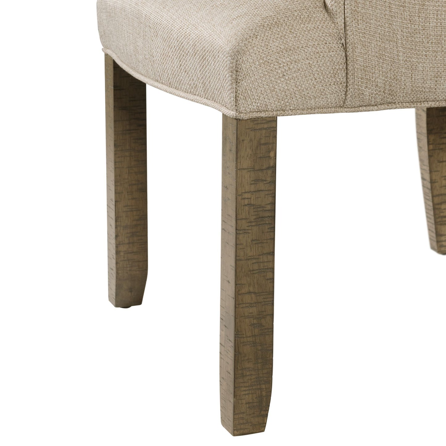 Stone - Standard Height Parson Chair (Set of 2) - Dark Grey Finish