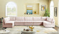 Jacob - Modular Sectional 7 Piece - Pink