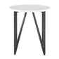 Cedric - Round End Table - Black - 22"