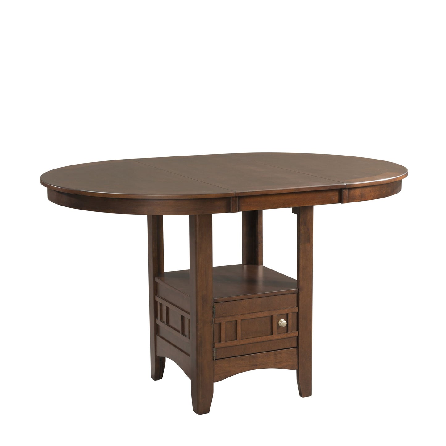 Max - Pub 5 Piece Dining Set - Walnut