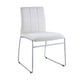 Gordie - Side Chair (Set of 2) - White PU & Chrome