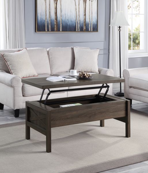 Harel - Coffee Table - Walnut Finish - 18"