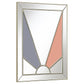 Calixte - Rectangular Wall Mirror - Champagne And Gray