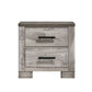 Millers Cove - 2-Drawer Nightstand - Distressed Gray