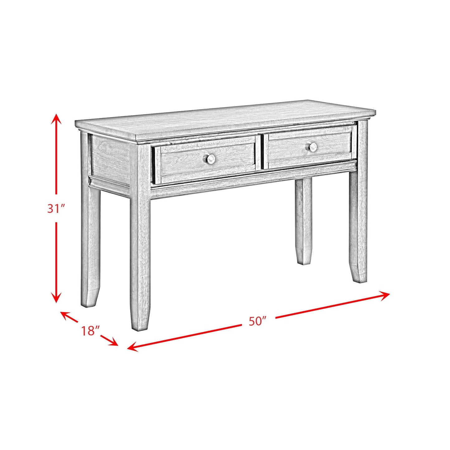 Chatham - Sofa Table - Cherry