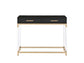 Adiel - Accent Table - Black & Gold Finish